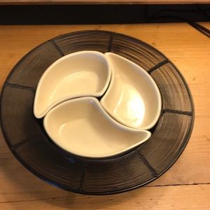 iron Plate with Ceramic Dividers